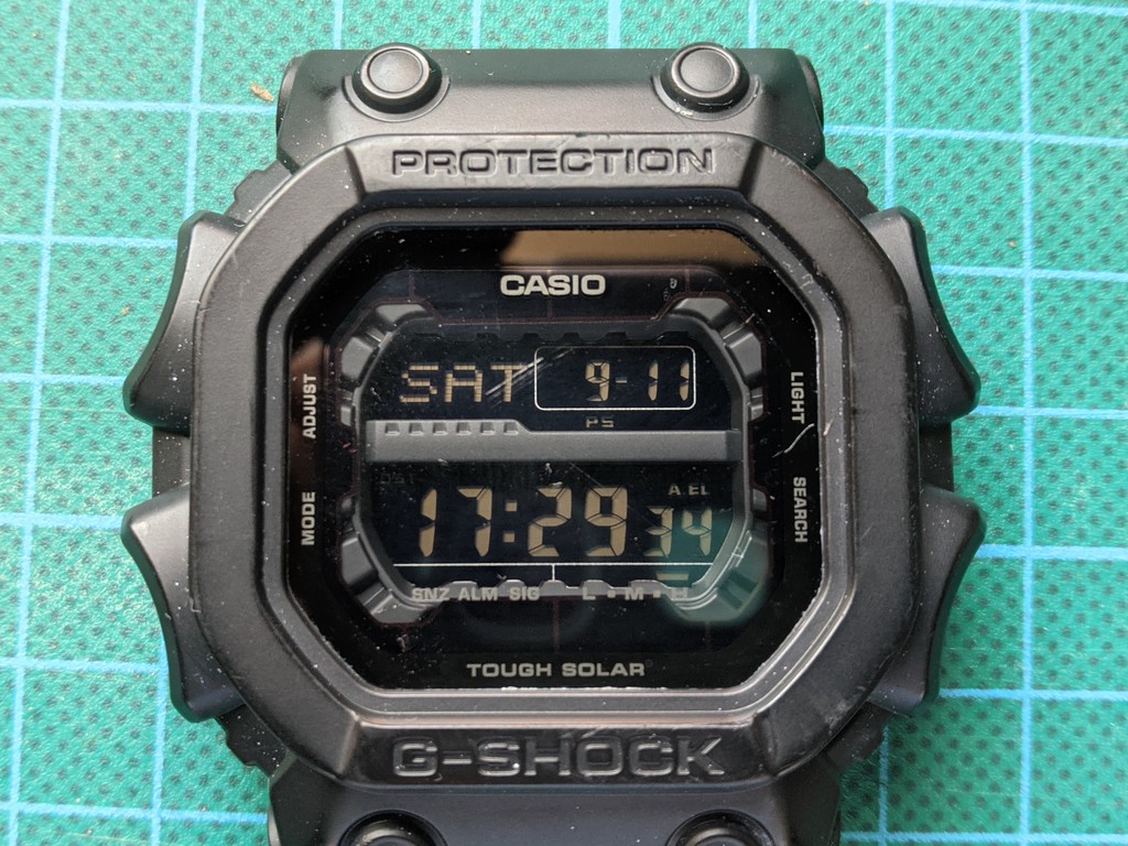 Casio GX-56BB: "The King" negative to positive display 1